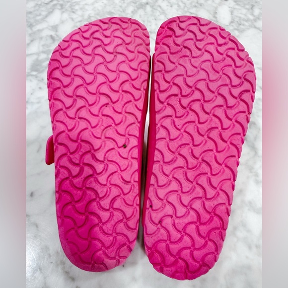 Birkenstock EVA Arizona Kids Size 33 Hot Pink Sandals Waterproof Slide Summer - Picture 4 of 9